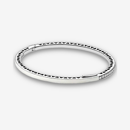 White Radiant Bangle