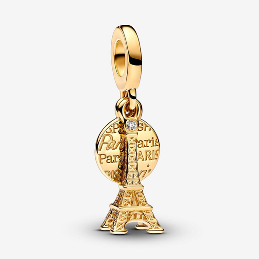 Gold Eiffel Tower Charm