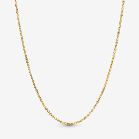 Gold Cable Chain Necklace