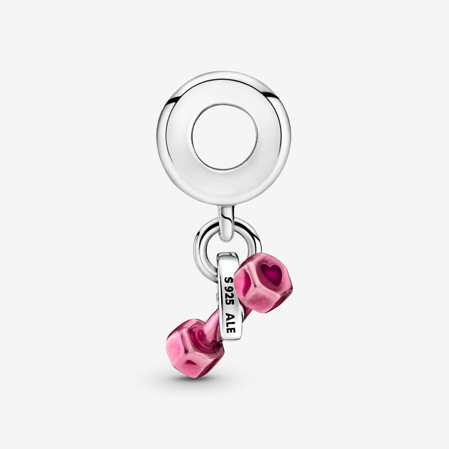 Heart Dumbbell Charm