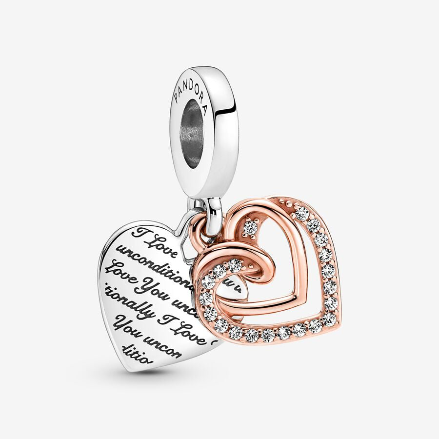 I Love You Unconditionally Heart Charm