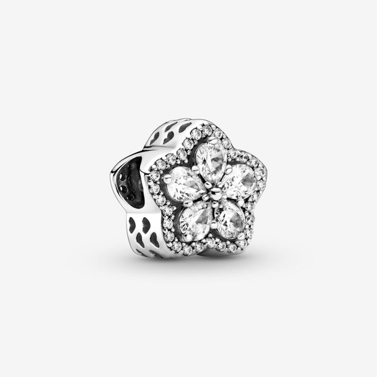 Sparkling Flower Pavé Charm