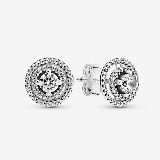 Sparkling Double Pave Earrings