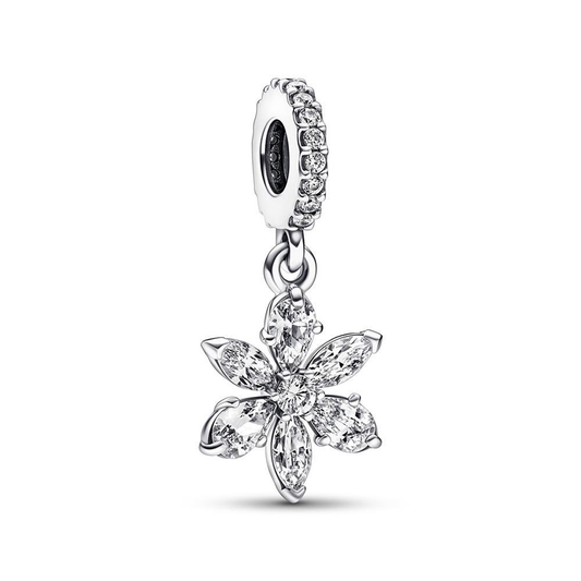 Sparkling Flower Charm