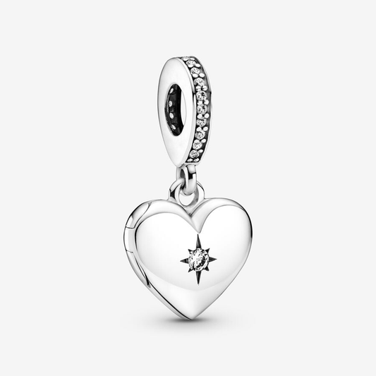 Openable Heart Locket Charm