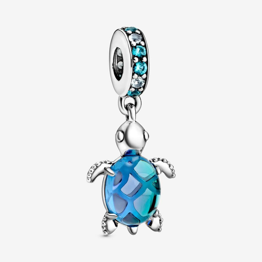 Blue Sea Turtle Charm