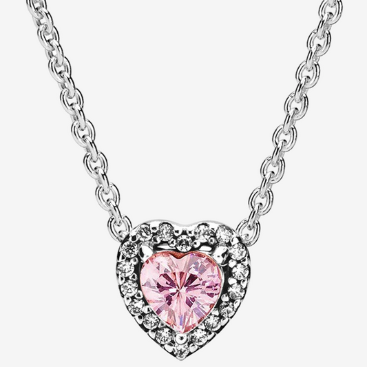 Pink Heart Necklace